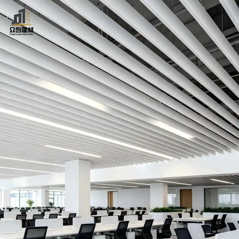 U-shaped aluminum square tube ceiling